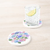 Frühlingsflora Getränkeuntersetzer (Seite)