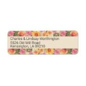 Frühlingsflora Rücksendeadresse (Vorne)