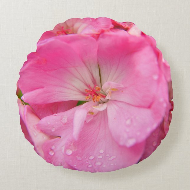 Frühlingsflora Rundes Kissen (Vorderseite)