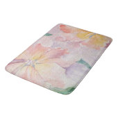 Frühlingsfloral Badematte (Schrägansicht)