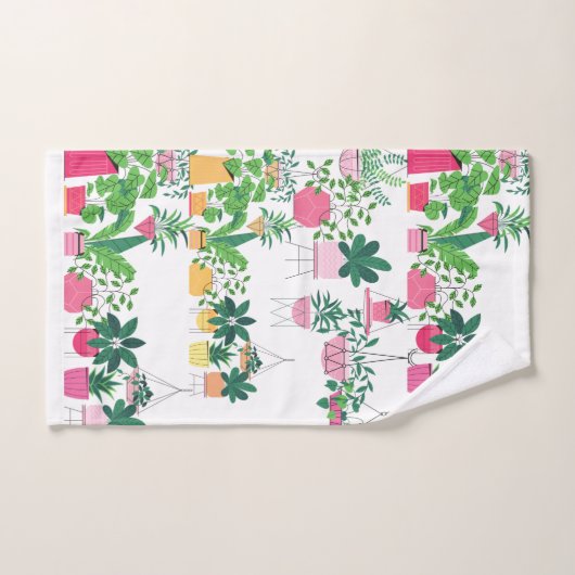 Frühlingsfloral Badhandtuch Set (Handtuch)