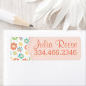 Frühlingsfloral & Blätter Digitales Aquarellmuster (Insitu)