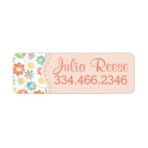 Frühlingsfloral & Blätter Digitales Aquarellmuster