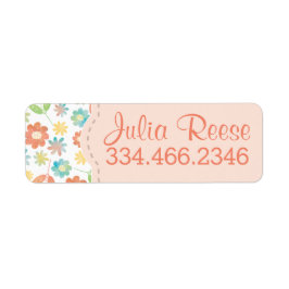 Frühlingsfloral & Blätter Digitales Aquarellmuster