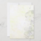 Frühlingsfloral Brautparty Einladung (Rückseite)