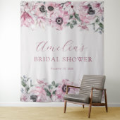 Frühlingsfloral-Brautparty | Hintergrund Wandteppich (Beispiel)