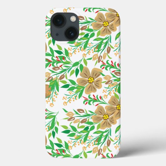 Frühlingsfloral Case-Mate iPhone Hülle (Rückseite)