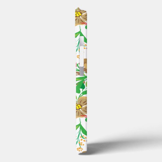 Frühlingsfloral Case-Mate iPhone Hülle (Rückseite / Links)