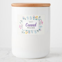 Frühlingsfloral Dosenpfirsiche