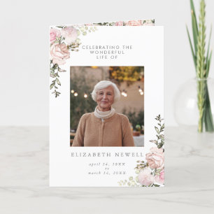 Frühlingsfloral gefaltete Feier zum Life-Programm Programm