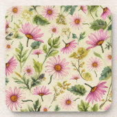 Frühlingsfloral Getränkeuntersetzer (Vorderseite)