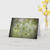 Frühlingsfloral Karte (Gelbe Blume)