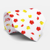 Frühlingsfloral Krawatte (Gerollt)