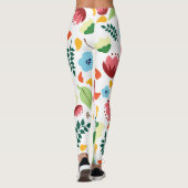 Frühlingsfloral Leggings (Rückseite)