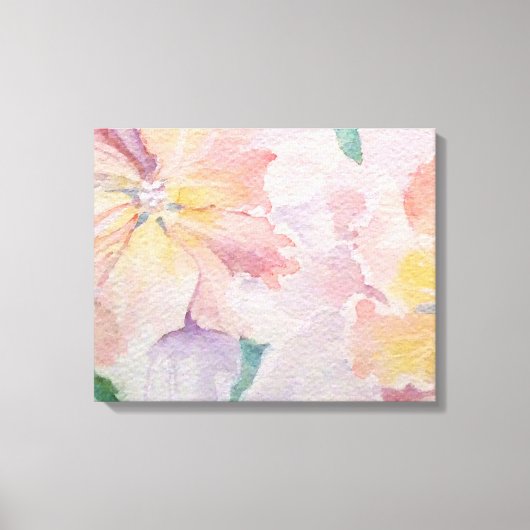 Frühlingsfloral Leinwanddruck (Vorderseite)
