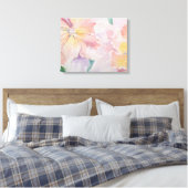 Frühlingsfloral Leinwanddruck (Insitu (Schlafzimmer))