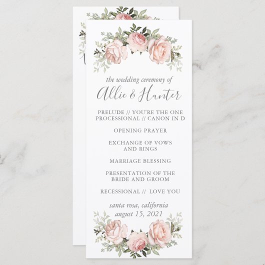 Frühlingsfloral Programm (Vorne/Hinten)