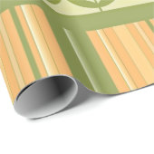 Frühlingsfloral Strickpapier Geschenkpapier (Rolleneckpunkt)