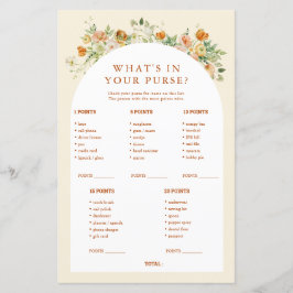 Frühlingsfloral Was ist in Ihrer Purse Babydusche?