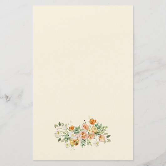 Frühlingsfloral würde sie eher Brautparty-Spiel (Rückseite)