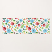 Frühlingsfloral Yogamatte (Rückseite (Horizontal))
