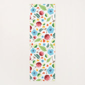 Frühlingsfloral Yogamatte (Rückseite)