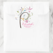 Frühlingsfloralbaum Brautparty Sticker (Tasche)