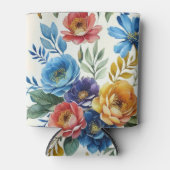 Frühlingsfloraldrucke Dosenkühler (Vorderseite)