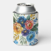 Frühlingsfloraldrucke Dosenkühler (Kanne Rückseite)