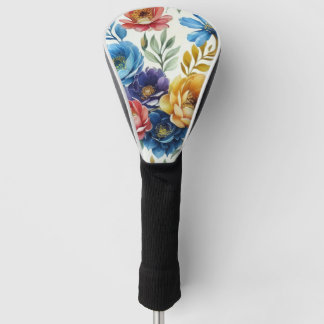 Frühlingsfloraldrucke Golf Headcover