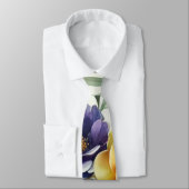 Frühlingsfloraldrucke Krawatte (Gebunden)