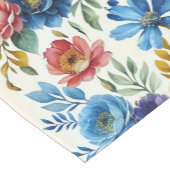 Frühlingsfloraldrucke Kurzer Tischläufer (Ecke)