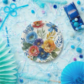 Frühlingsfloraldrucke Pappteller (Party)