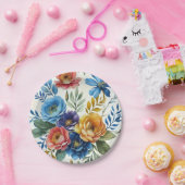 Frühlingsfloraldrucke Pappteller (Party)