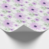 Frühlingsflorale Botanische Muster farbenfroh Geschenkpapier (Ecke)