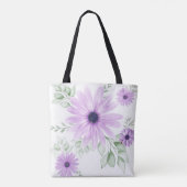 Frühlingsflorale Botanische Muster farbenfroh Tasche (Rückseite)