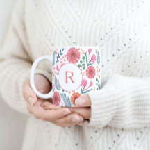 Frühlingsflorale Botanische Muster farbenfrohe Tas