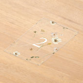 Frühlingsflorale Hochzeitsfeier Akrylus Arch Tisch Acryleinladungen (Ablage )