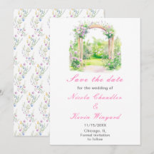 Frühlingsflorale Hochzeitstorch Empfang