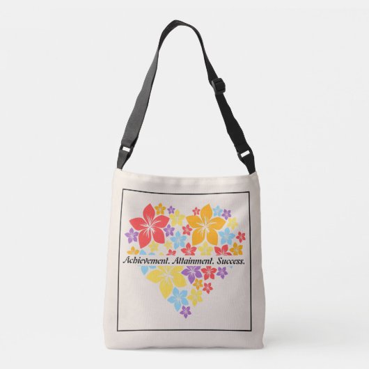 Frühlingsflorale Liebe Tasche (Rückseite)