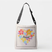 Frühlingsflorale Liebe Tasche (Vorderseite)