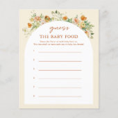 Frühlingsflorale Ratschläge die Baby Food Game Car (Vorderseite)