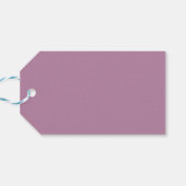 Frühlingsflorale Rustikale Hochzeit Geschenkanhänger (Rückseite Horizontal)