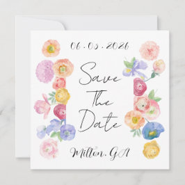 Frühlingsflorale Save the Date