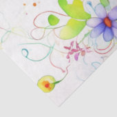 Frühlingsflorale Tissue Paper Seidenpapier (Ausschnitt)