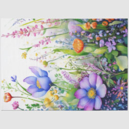 Frühlingsflorale Tissue Paper Seidenpapier