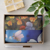 Frühlingsflorale Tissue Paper Seidenpapier (Geschenk)