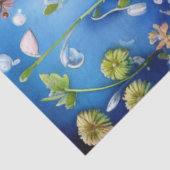 Frühlingsflorale Tissue Paper Seidenpapier (Ausschnitt)