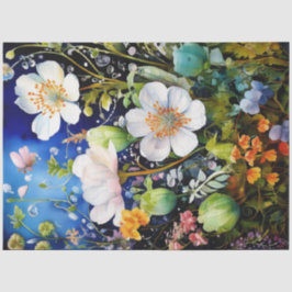 Frühlingsflorale Tissue Paper Seidenpapier