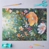 Frühlingsflorale Tissue Paper Seidenpapier (Basteln)